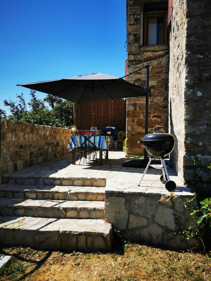 Magnifique gite en pierres 6 personnes avec piscine privee Ardeche plein sud Lablachère Exterior foto