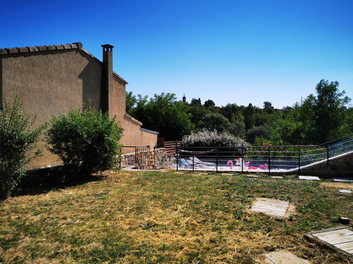 Magnifique gite en pierres 6 personnes avec piscine privee Ardeche plein sud Lablachère Exterior foto