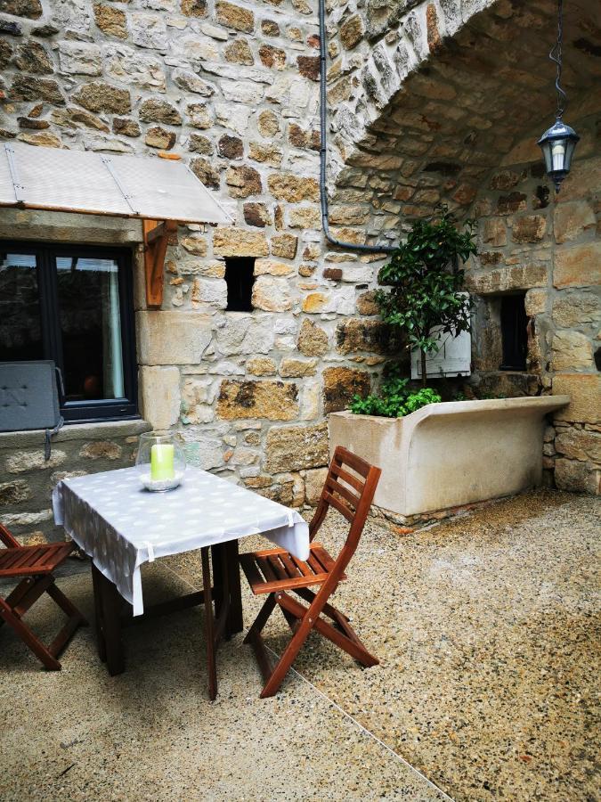 Magnifique gite en pierres 6 personnes avec piscine privee Ardeche plein sud Lablachère Exterior foto